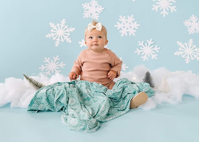 Copper Pearl Swaddle Blankets for Newborns | Soft Stretchy Receiving Blankets - Image 8
