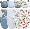 Buryeah 4 Pack Swaddle Blanket Wrap by Buryeah