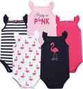 Hudson Baby Unisex Baby Cotton Sleeveless Bodysuits by HudsonBaby