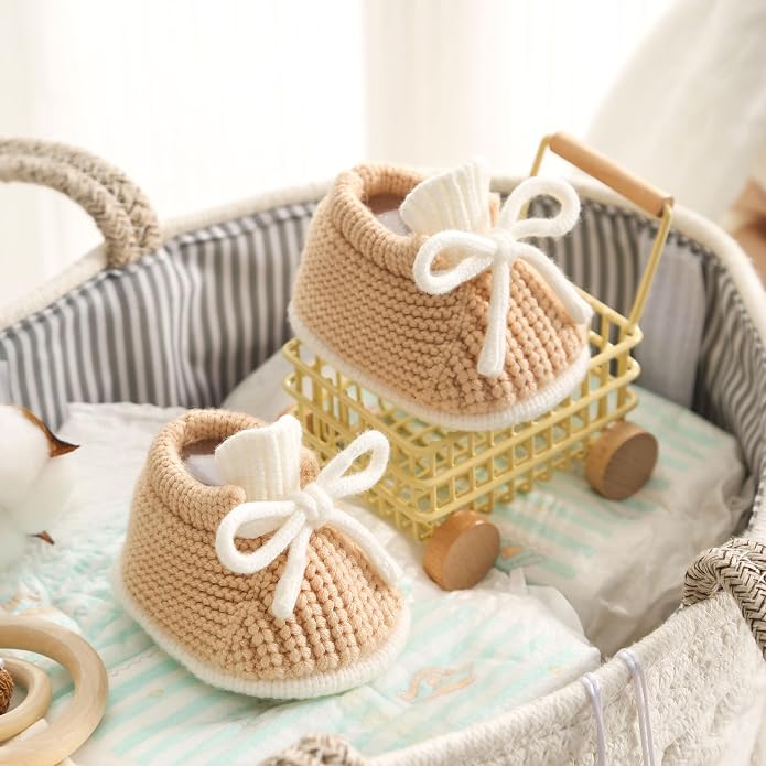 Baby Booties Infant Booties Knit Newborn Shoes - Image 3