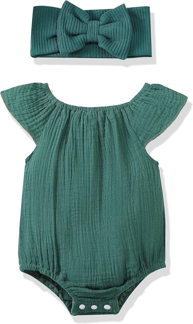Renotemy Newborn Baby Girl Clothes Coming Home Summer Outfits Preemie-18M | by Renotemy