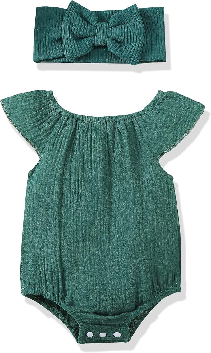 Renotemy Newborn Baby Girl Clothes Coming Home Summer Outfits Preemie-18M | by Renotemy