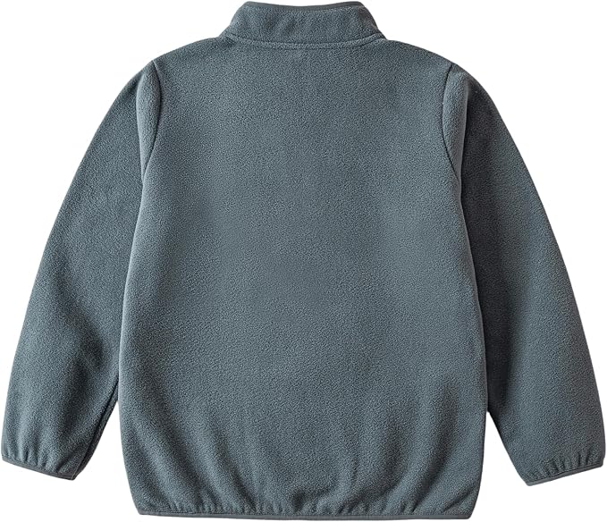 Toddler Boys Girls Fleece Jacket Lightweight Fall Spring 2-12 Years - Image 2