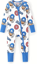 Disney Baby Viscose Made from Bamboo 2-Way Zipper Footie Outfit NB to Inf by Disney