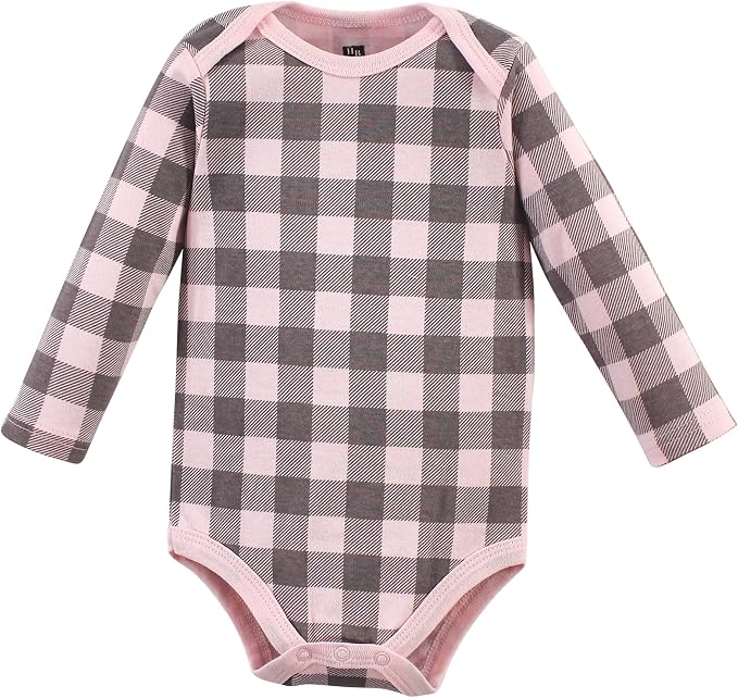 Hudson Baby Baby Girls' Cotton Long-sleeve Bodysuits 3-pack - Image 4