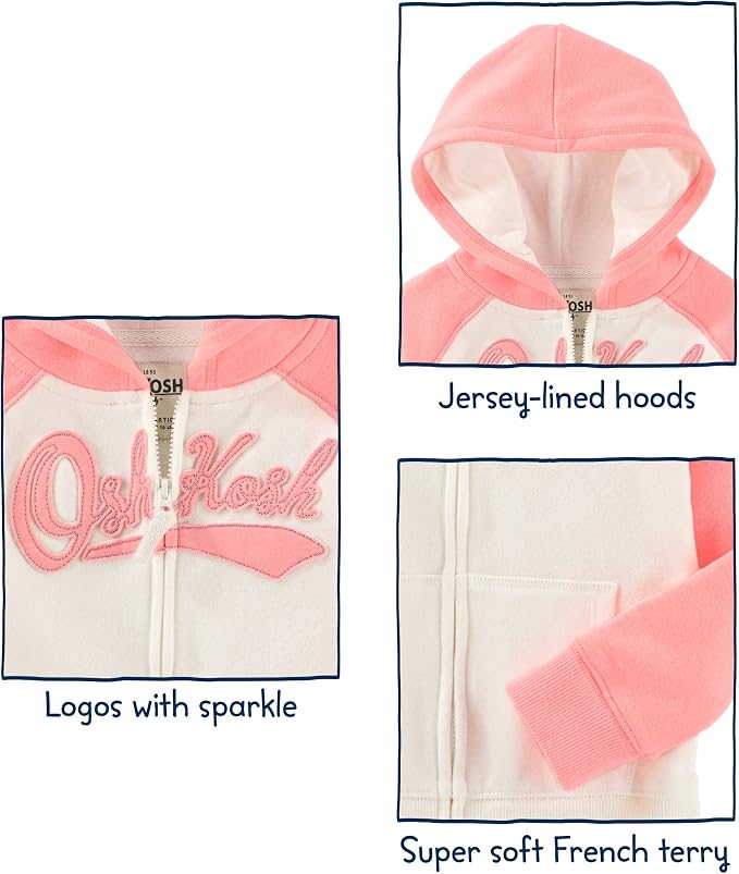 OSHKOSH B'GOSH Girls' Logo Hoodie - Image 5