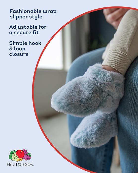 Fruit of the Loom Cozy Thermal Wrap Booties - Image 2
