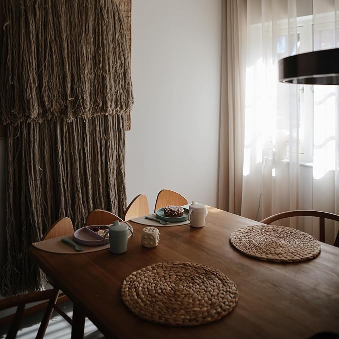 mushie Silicone Placemat for Kids | BPA-Free Non-Slip Design (Shifting Sand)