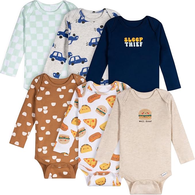 Onesies Brand Baby Boys & Girls 6-Pack Long Sleeve Bodysuits by OnesiesBrand