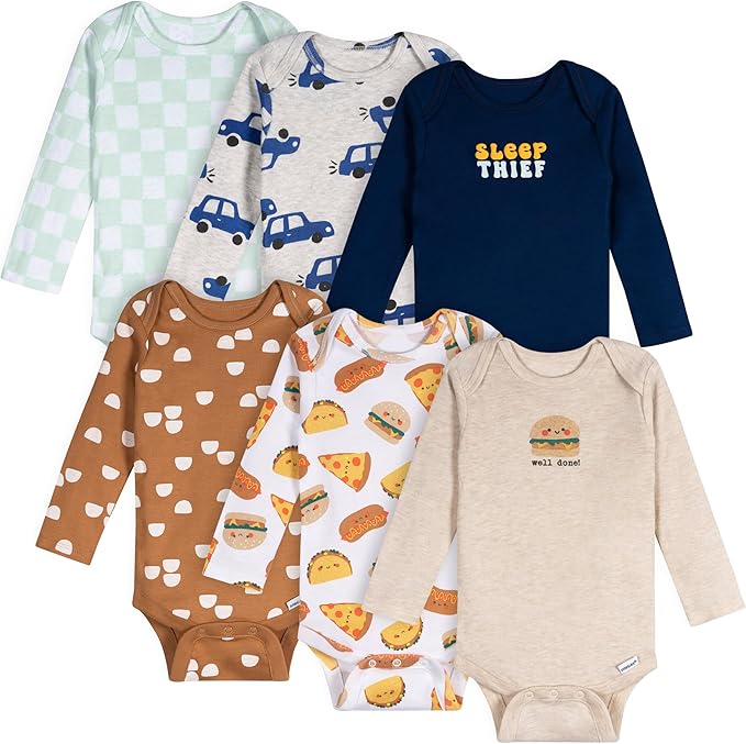 Onesies Brand Baby Boys & Girls 6-Pack Long Sleeve Bodysuits by OnesiesBrand