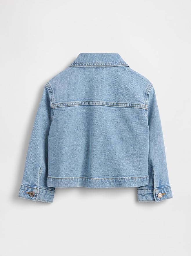 GAP Baby Girls' Novelty Denim Jacket - Image 2