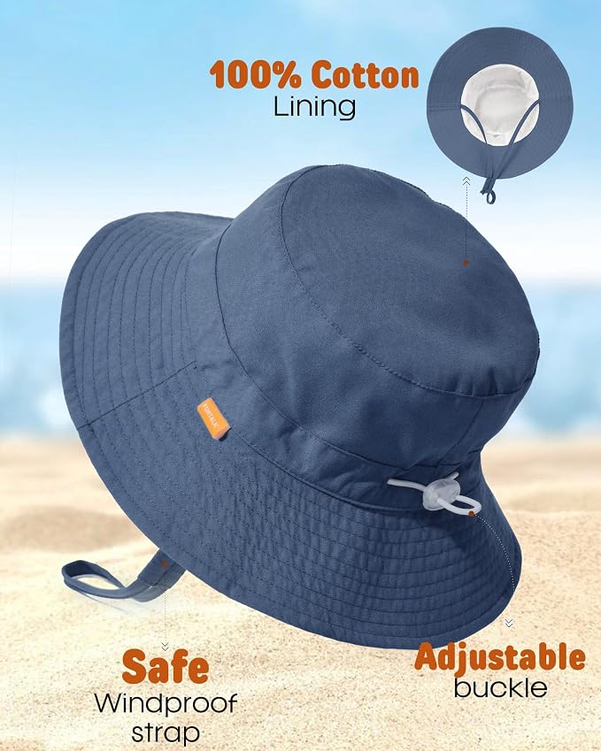 FURTALK Baby Sun Hat Toddler Boys Girls Bucket Hat - Image 2