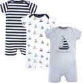 Hudson Baby Unisex Cotton Rompers by HudsonBaby