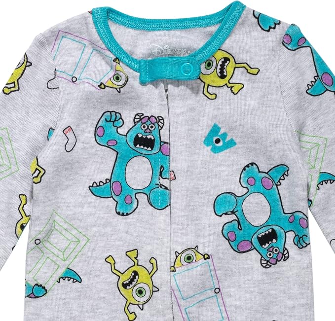 Disney Baby Boys' 2-Pack Footed One-Piece Sleep N' Play Newborn to Infant - Image 7