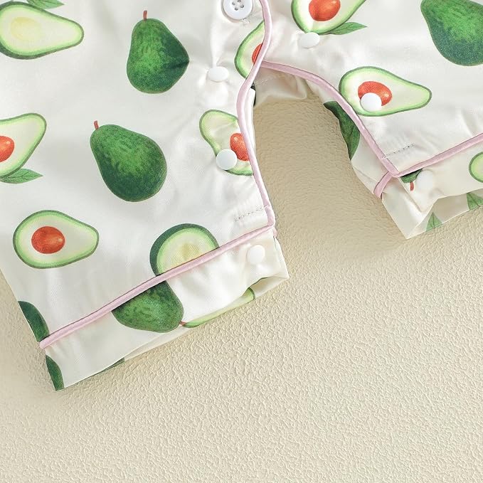 Kuriozud Baby Girl Boy Romper Pajamas Onesie Short Sleeve Button Down Pjs - Image 9
