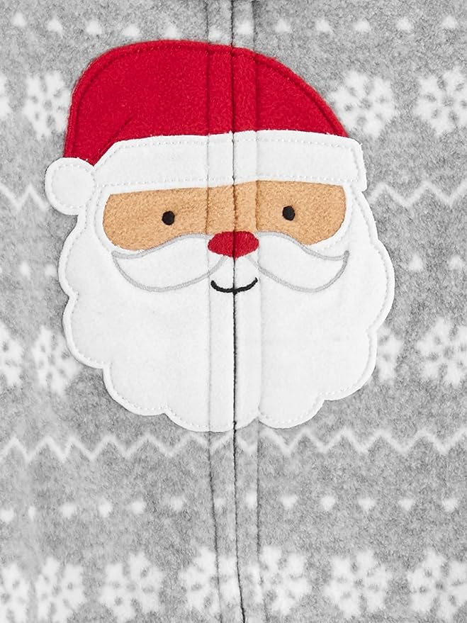 Simple Joys by Carter's Baby In 2pk Fleece Snp Santa Trees - Image 4