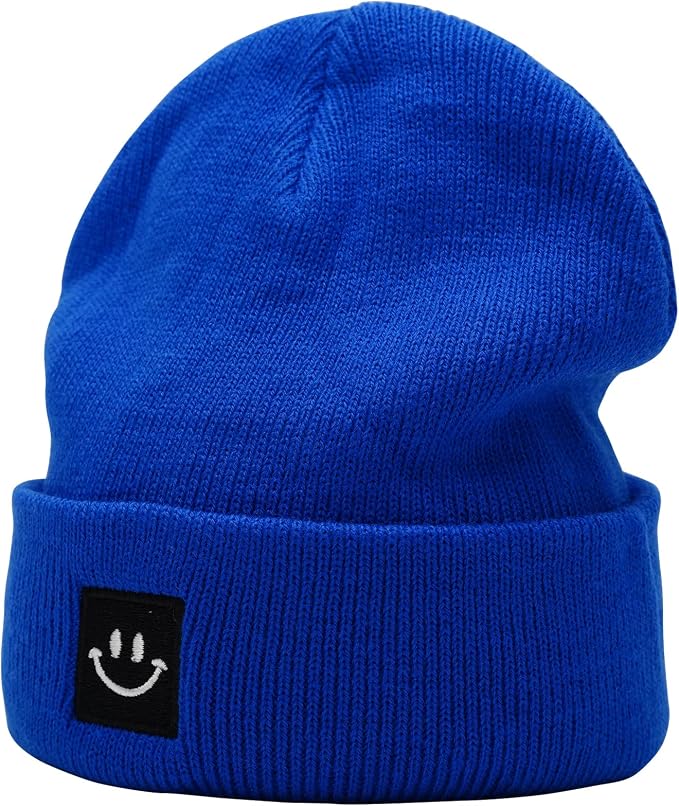 Baby Beanie Knit Ski Hat with Cute Face - Image 2