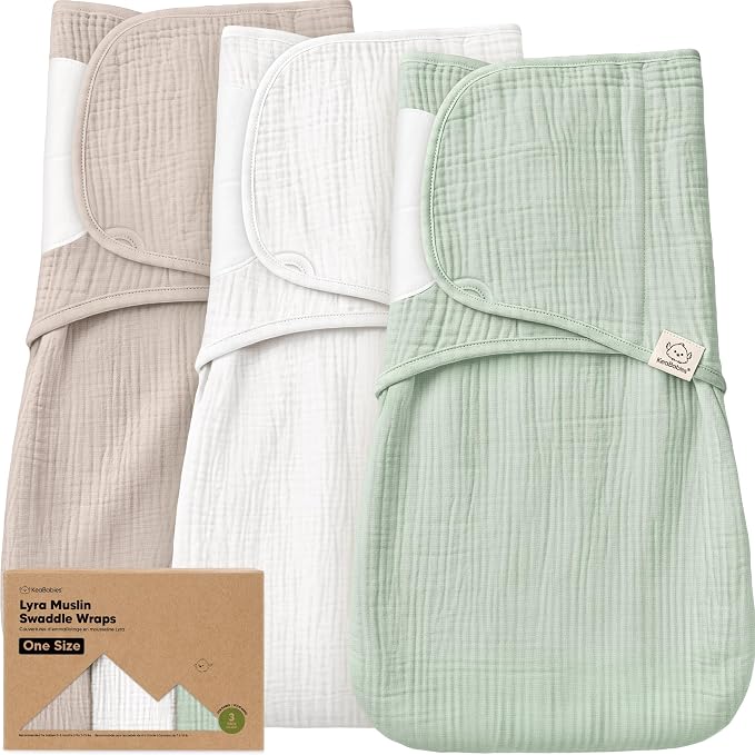 KeaBabies Muslin Baby Swaddles for Newborns, 100% Cotton | Organic Cotton by KeaBabies