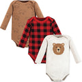 Hudson Baby baby-boys Cotton Long-sleeve Bodysuits 3-pack by HudsonBaby