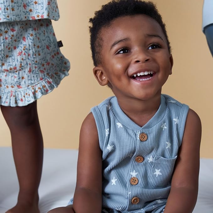Modern Moments by Gerber Baby Boys' Sleeveless Romper - Image 3