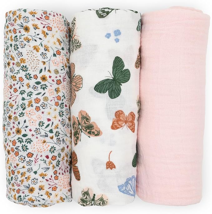 Little Unicorn Muslin Swaddle Blanket - Image 9