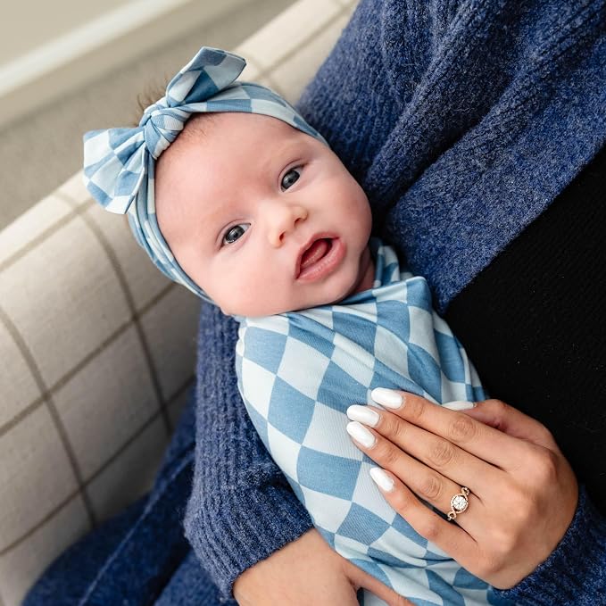 Copper Pearl Swaddle Blankets for Newborns | Soft Stretchy Receiving Blankets - Image 6