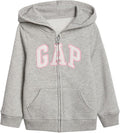 GAP Baby Girls' Playtime Favorite Logo Full Zip Hoodie Hooded Sweatshirt by GAP