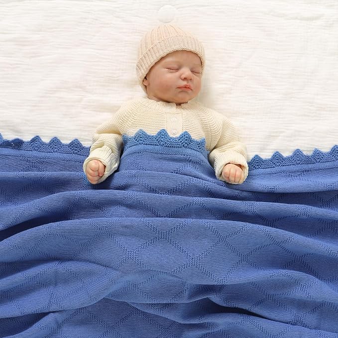 Hadetoto 100% Cotton Baby Blankets - Image 2