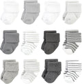 Hudson Baby Basics Unisex Baby Cozy Terry Baby Sock 12-Pack by HudsonBaby