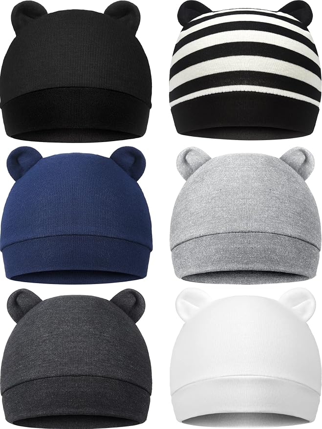 Geyoga Pieces Newborn Baby Hat Bear Ears by Geyoga
