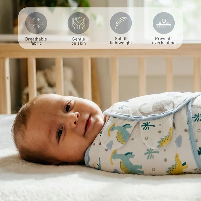GLLQUEN BABY Swaddles for Newborns 0-3 Months, Adjustable & Easy Fastener | - Image 2