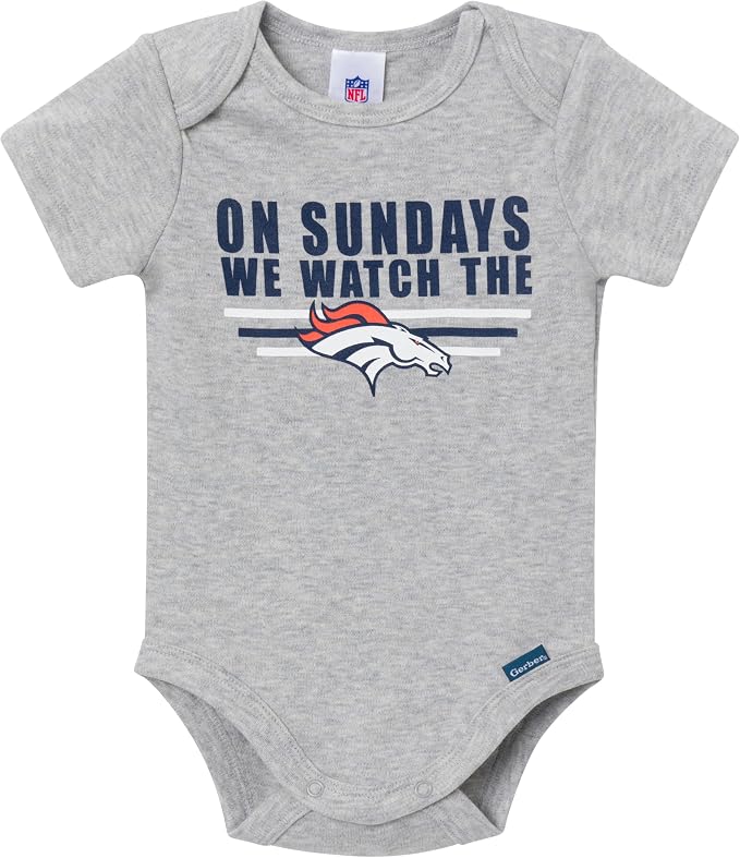 Gerber NFL Baby Boys 3-Pack Onesie Bodysuit - Image 4