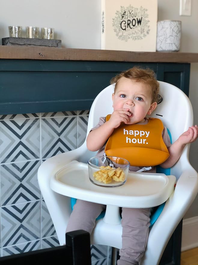 Denver James Silicone Feeding Bibs | Dishwasher Safe. Waterproof. Adjustable. - Image 8