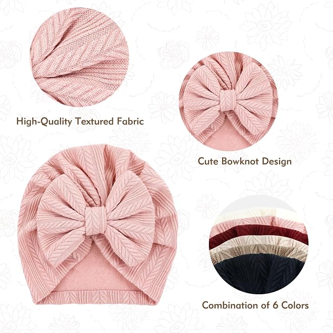Cinaci 6 Pack Soft Turban Hats - Image 6