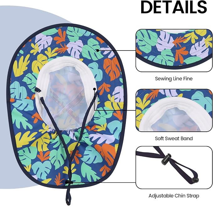 Baby Sun Hat with Neck Flap UPF 50+ - Image 5