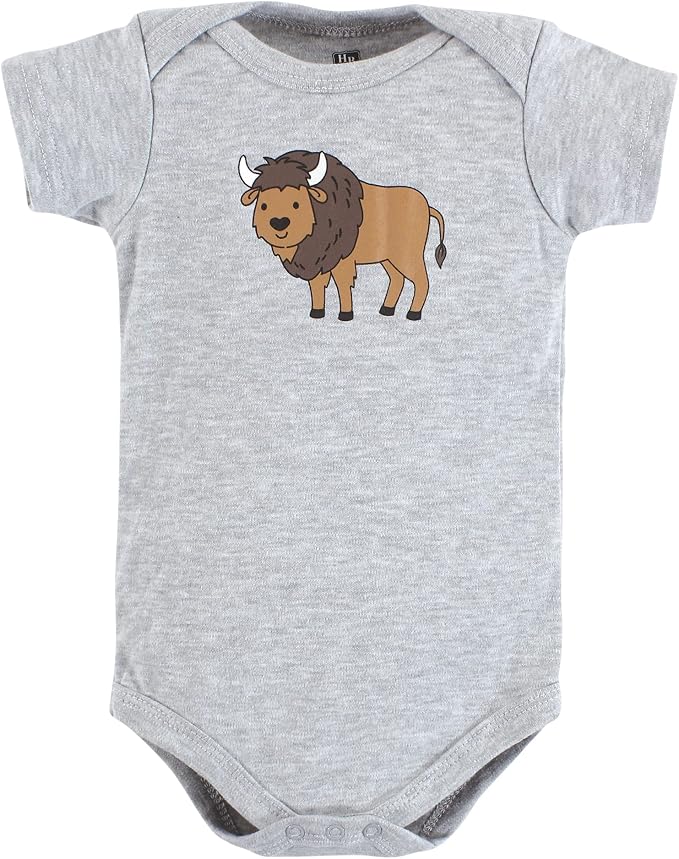 Hudson Baby Baby Boys' Cotton Bodysuits 7-pack - Image 3