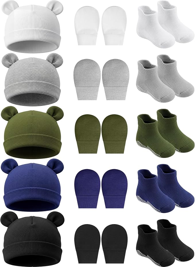 Geyoga Newborn Baby Hat Set by Geyoga
