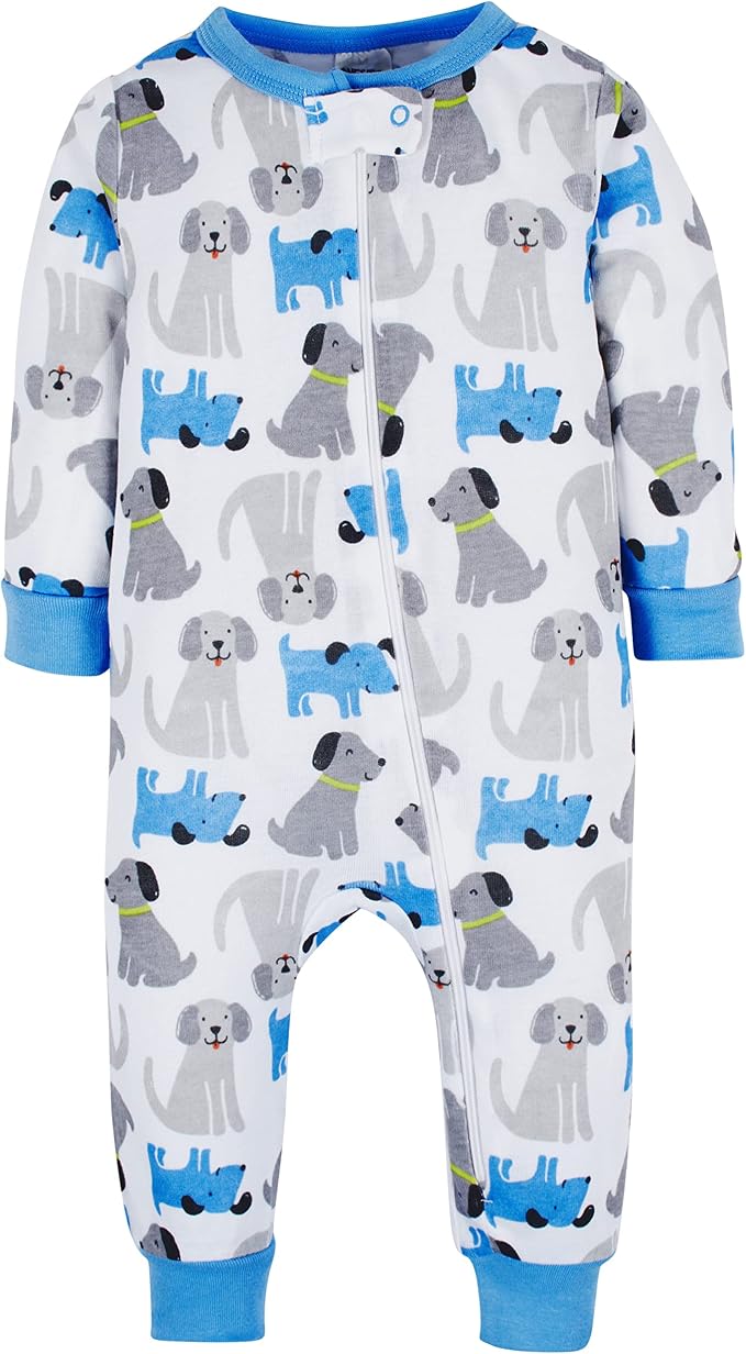 Onesies Brand Baby Boys' 3-pack Snug Fit One-piece Cotton Pajamas - Image 3