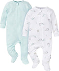 Gerber Baby 2-pack 2-way Zip Thermal Footed Sleep 'N Play by Gerber