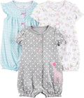 Simple Joys by Carter's Baby Boys 3 pack Snap up Rompers by SimpleJoysbyCarters