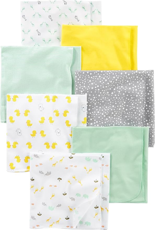 Simple Joys by Carter's Unisex Babies' Flannel Receiving Blankets by SimpleJoysbyCarters