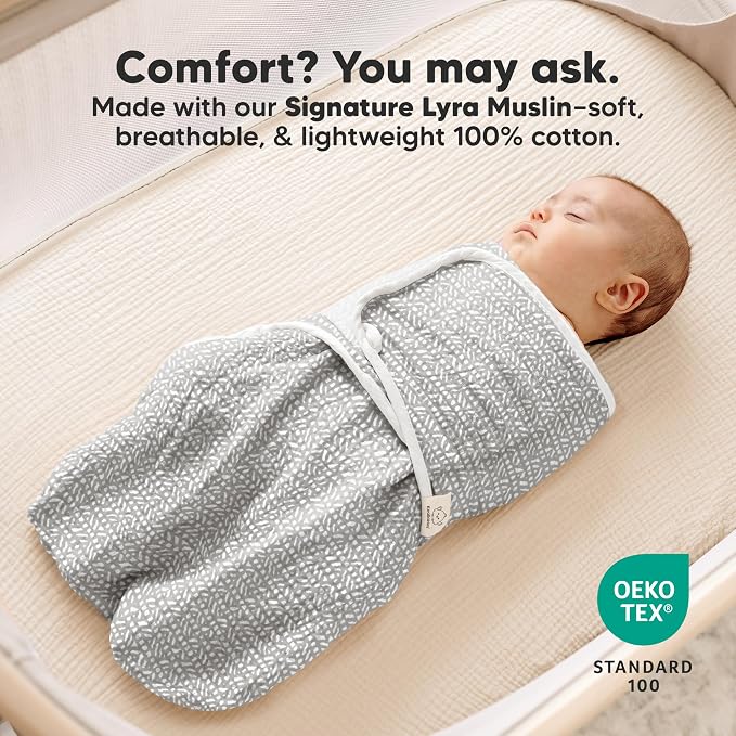 KeaBabies Muslin Baby Swaddles for Newborns, 100% Cotton | Organic Cotton - Image 4