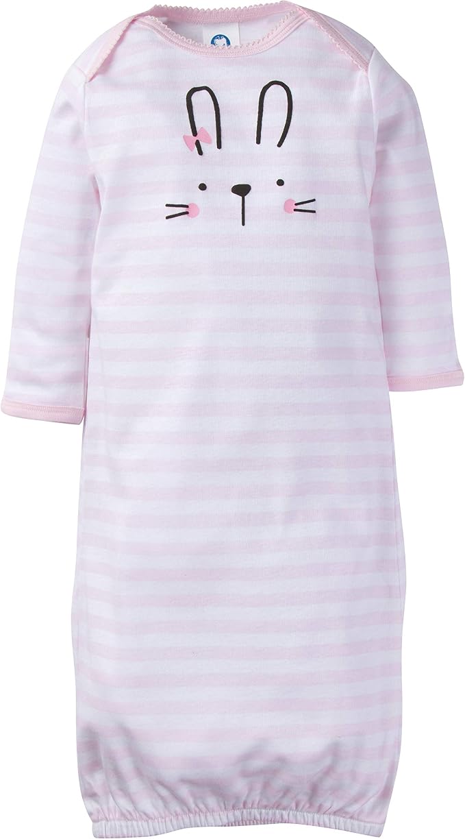 Gerber Baby Girls' 4-pack Sleeper Gown - Image 2