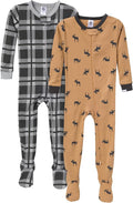 Gerber Baby Boys 2-Pack Footed Pajamas by Gerber