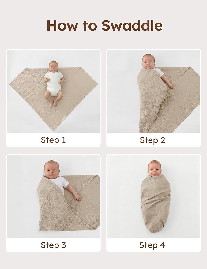 Unnivoll Muslin Swaddle Blankets - Image 7
