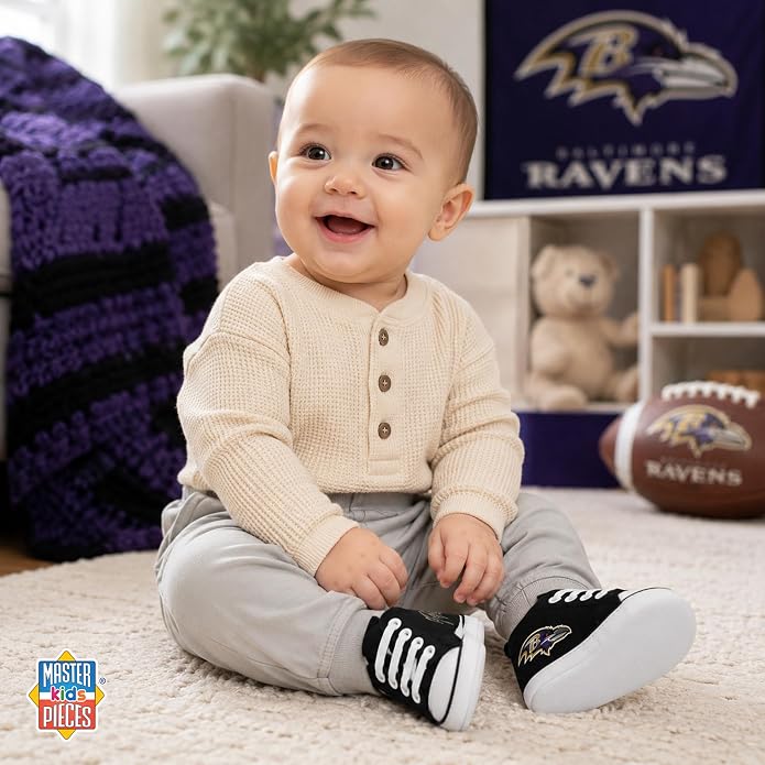 MasterPieces - NFL Baby Pre-Walkers Shoes, Officially Licensed, High Top - Image 5