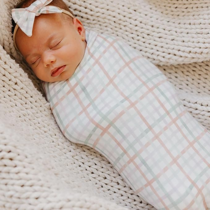 Copper Pearl Swaddle Blankets for Newborns | Soft Stretchy Receiving Blankets - Image 2