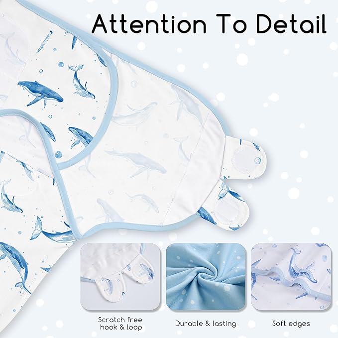 Cotton Swaddles for Newborn, Baby Newborn Swaddle 0-3 Month | 2-Pack Soft - Image 4