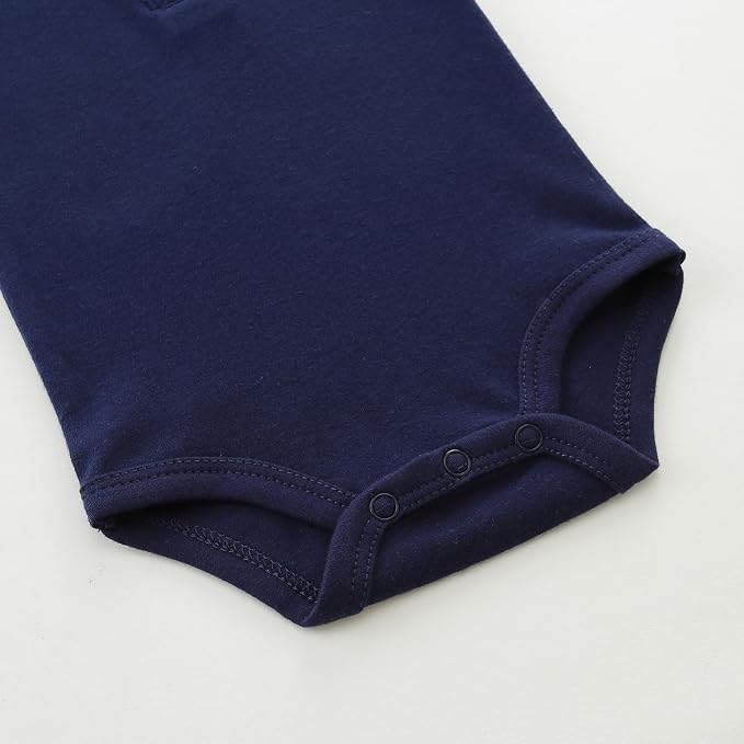 Baby Girl Collared Onsie Polo Bodysuit Boy Cotton Romper Short Sleeve 0~24M - Image 5