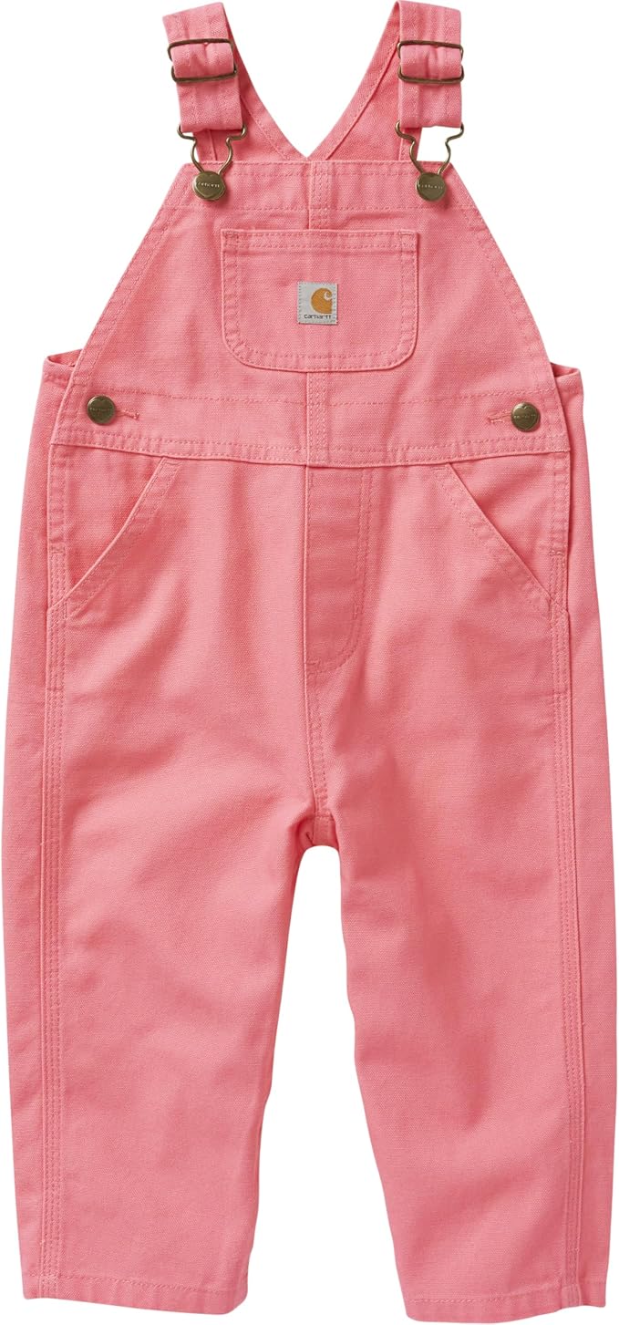 Carhartt Baby Girls' Canvas Bib Overalls by Carhartt